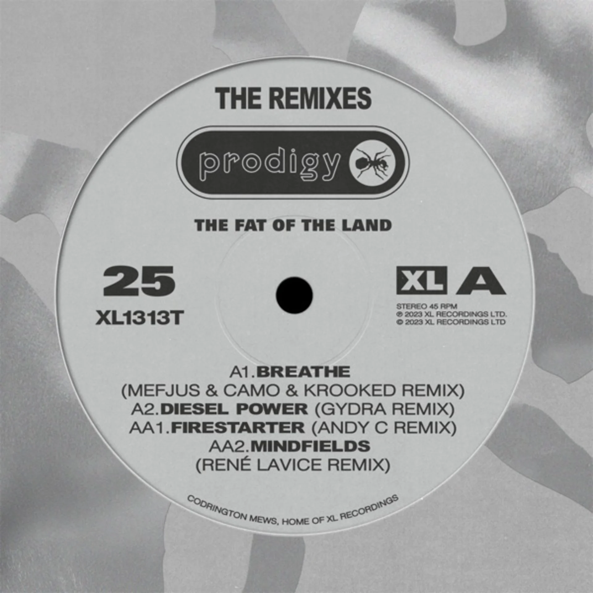 The Fat of the Land by The Prodigy — album cover art