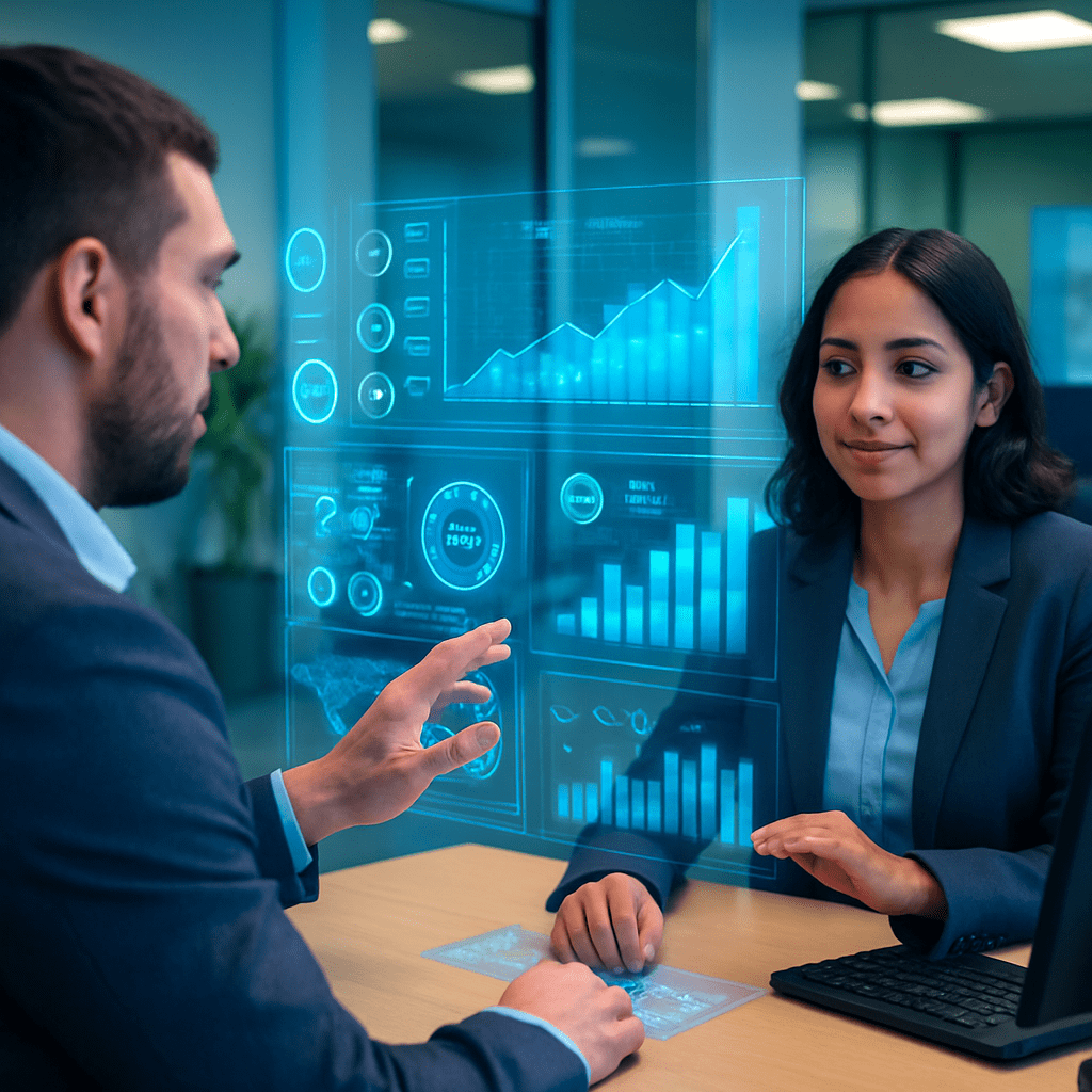 Augmented reality in finance: visualising data and processes