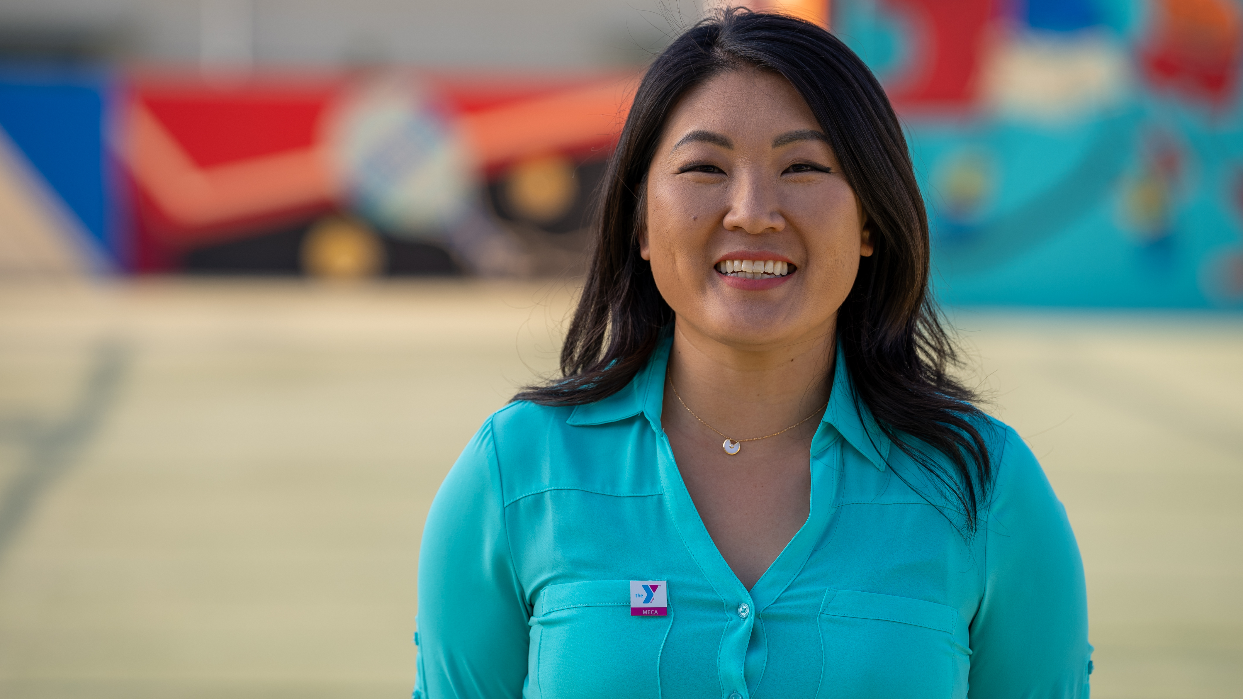 Portrait of Rae Jin at the Anderson Munger Family YMCA