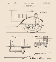 Image of Samuel Moore's headlight patent