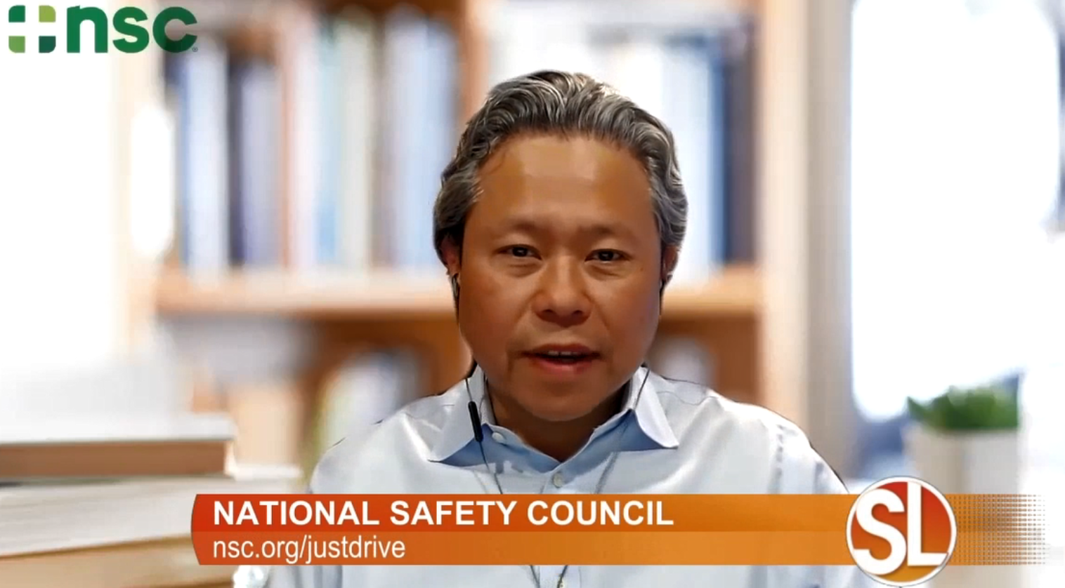 Man with text "National Safety Council"