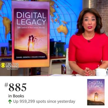 Digital Legacy Shoots Up 1M Spots On Amazon After CBS This Morning Saturday