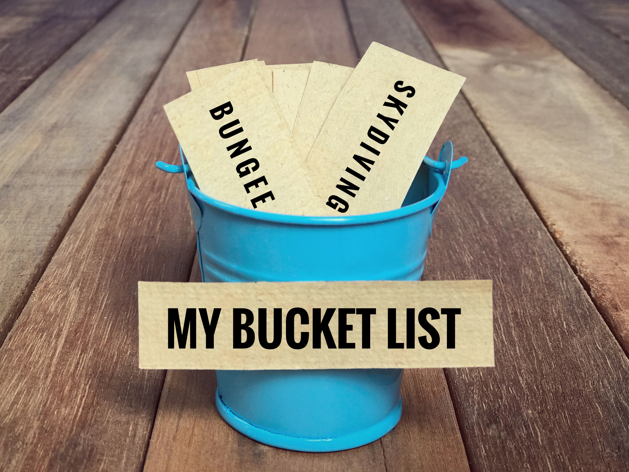 American English at State - This idiom is born from another idiom, to kick  the bucket, which means to pass on or to die. A bucket list is an  informal list of
