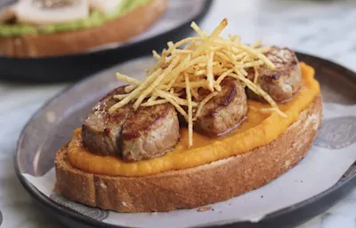 Tosta de solomillo