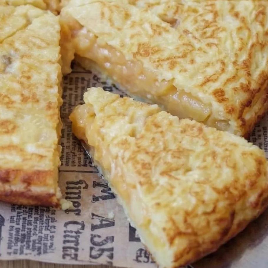 Media tapa de la tortilla de Miguel 