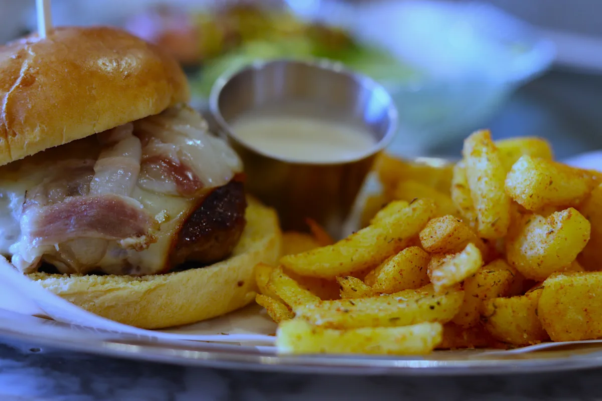 Hamburguesa Carbón y Leña