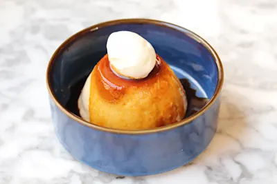 Flan de naranja