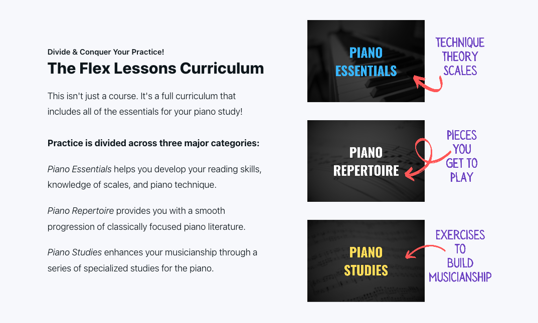 Flex Lessons curriculum