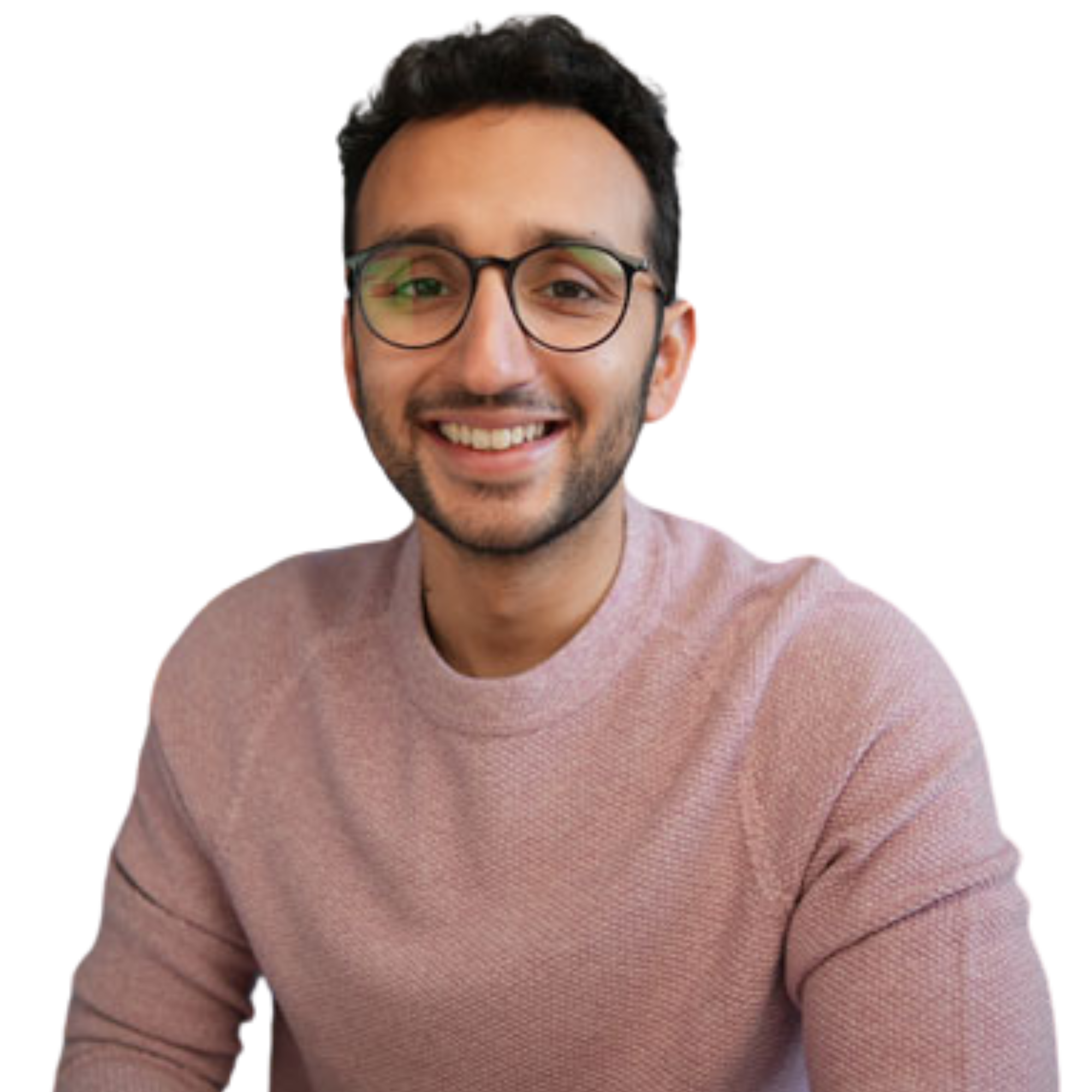 Ali Abdaal Transparent Background