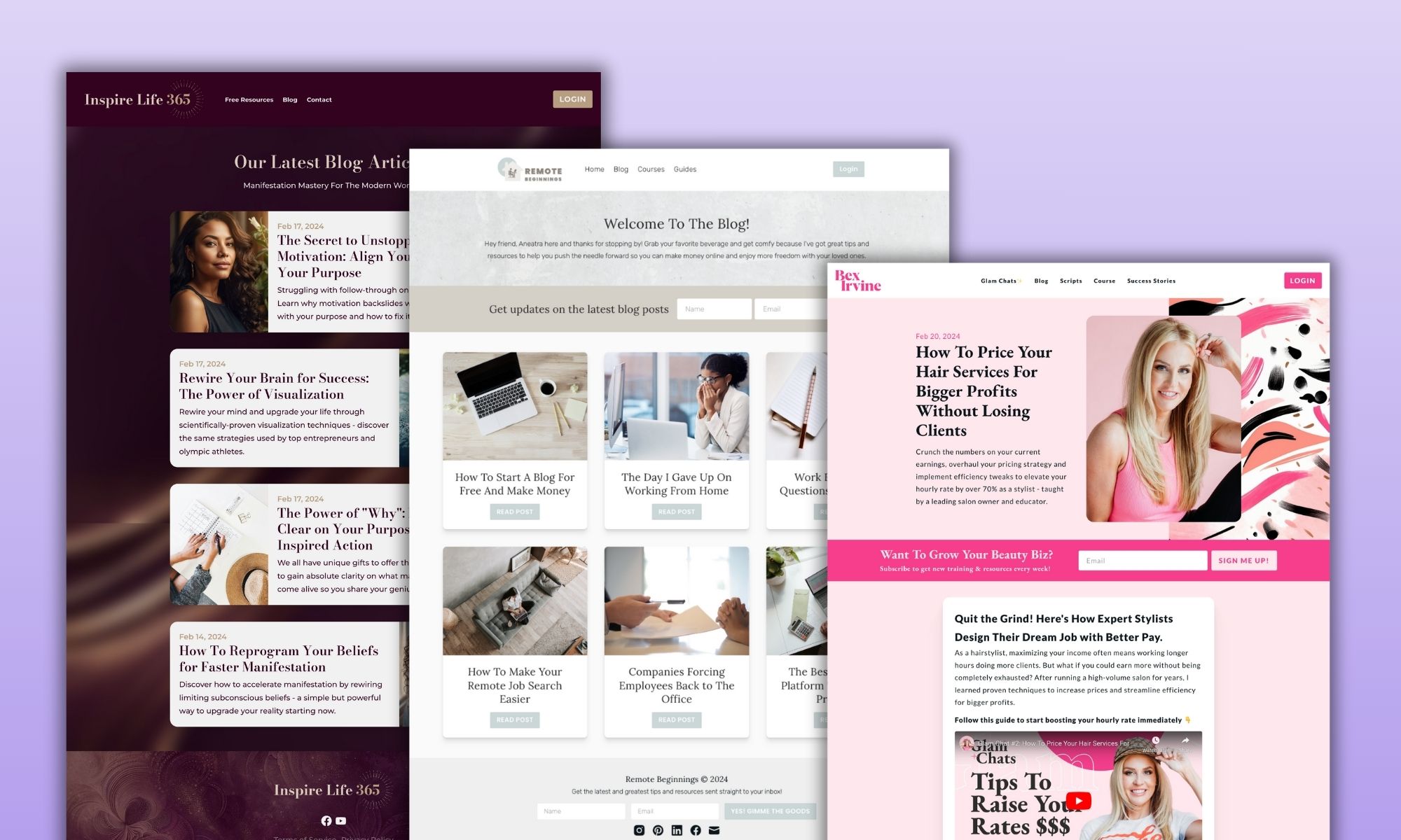 Podia Blogging Blog Post Announcement Images