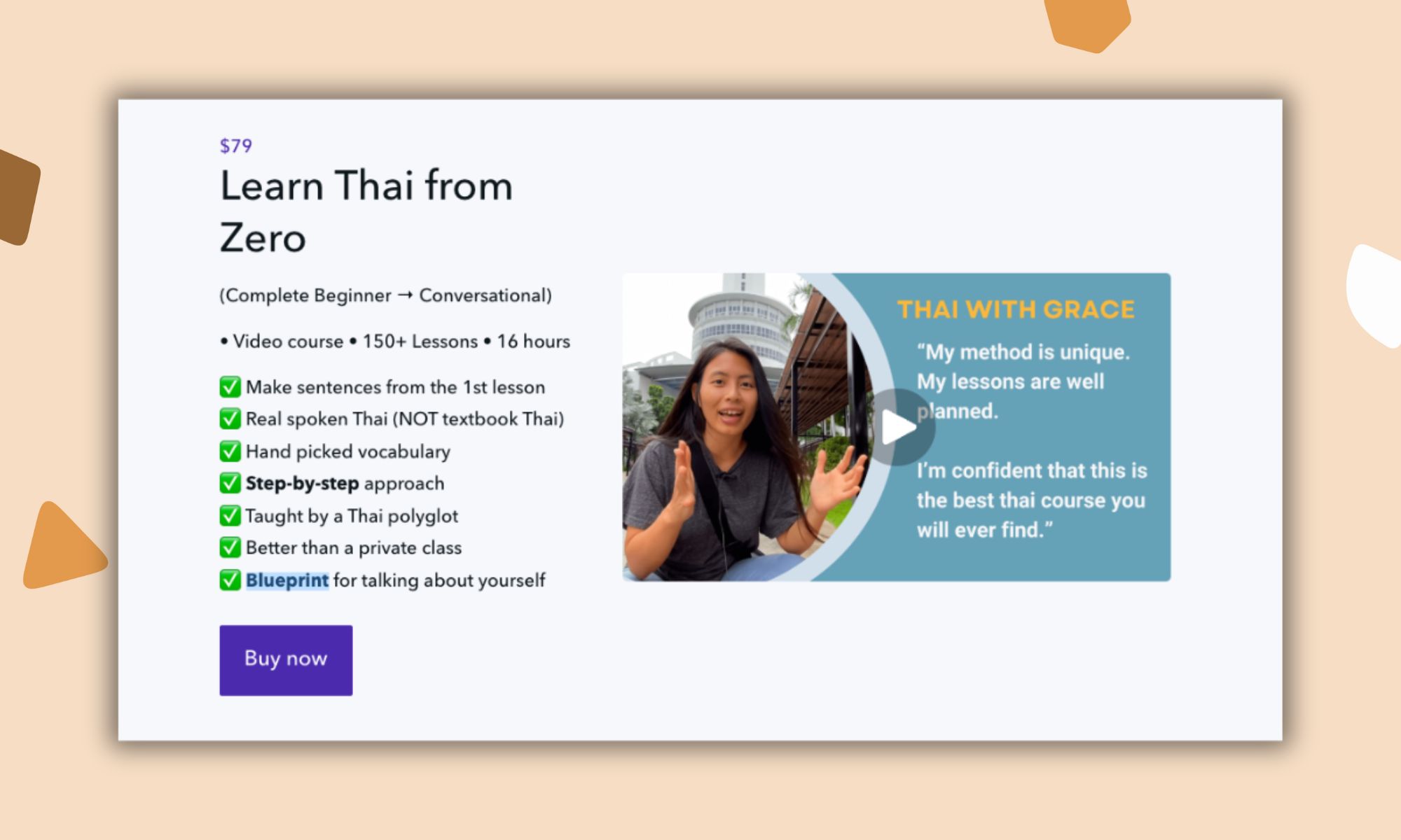 Learn Thai from Zero Teach Languages Online