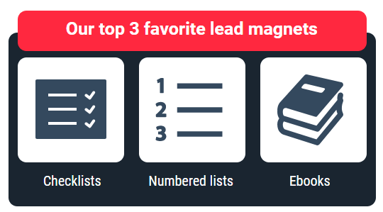 The 3 best lead magnets to launch your email list with a bang