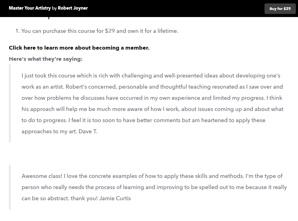 Improve your sales page: Get better testimonials & reviews