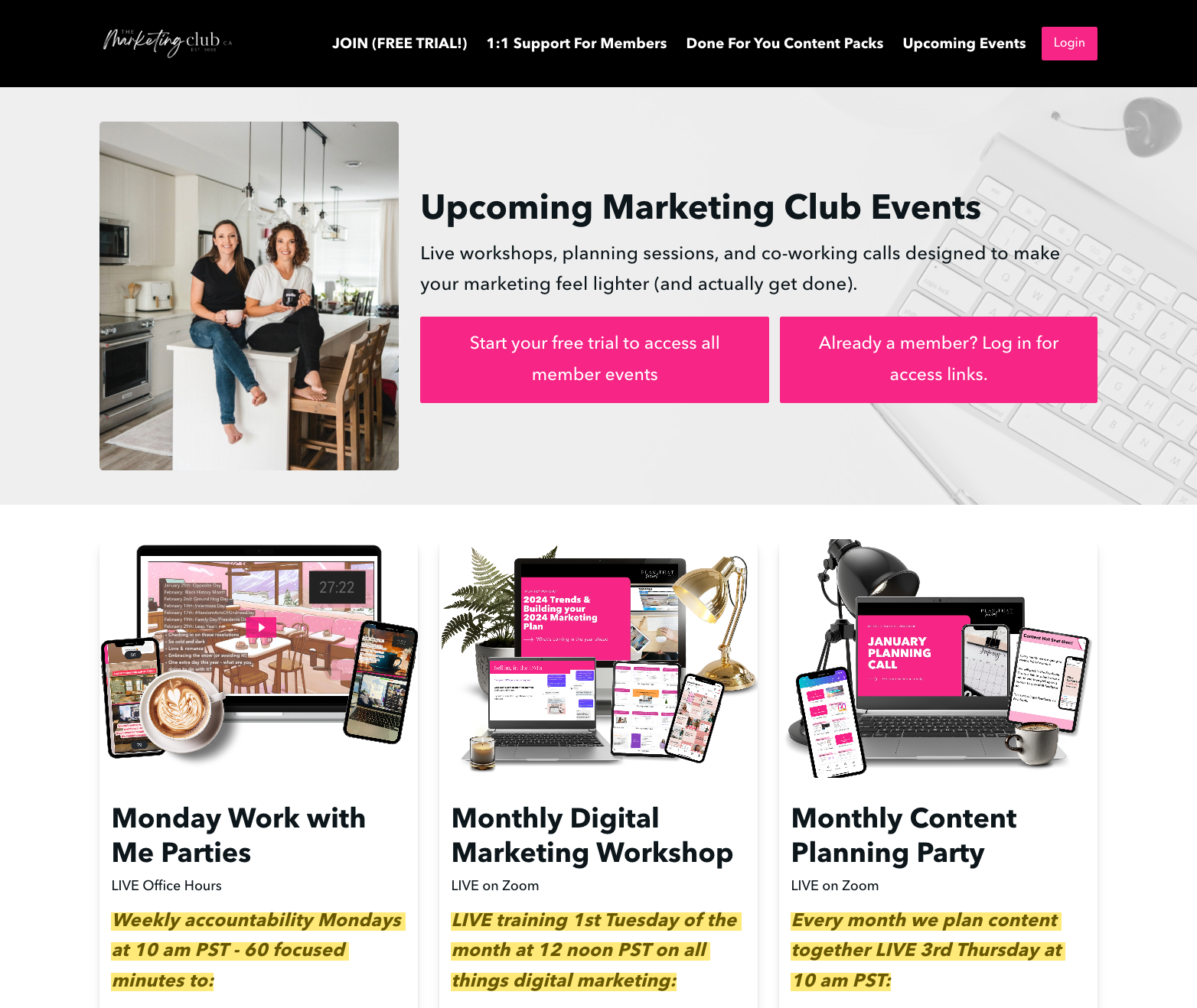 the marketing club ca community
