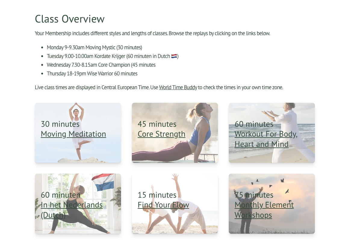 Wild Soul Centre class overview