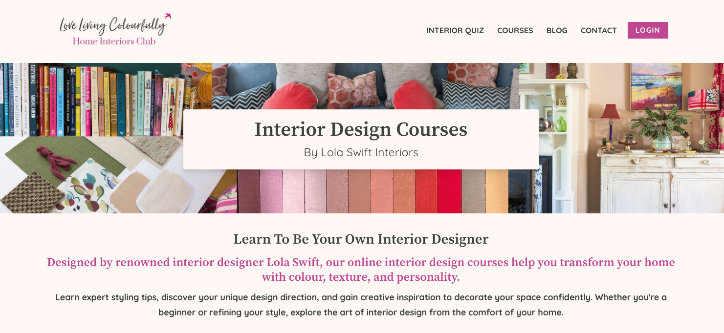 Lola Swift Love Living Colourfully courses