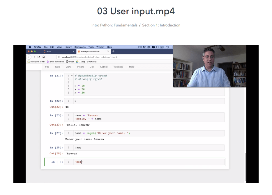 How Reuven Lerner turned offline education into online courses