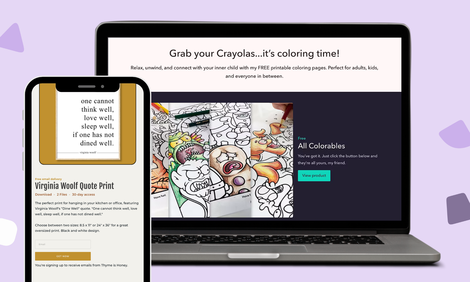 10 examples of printables