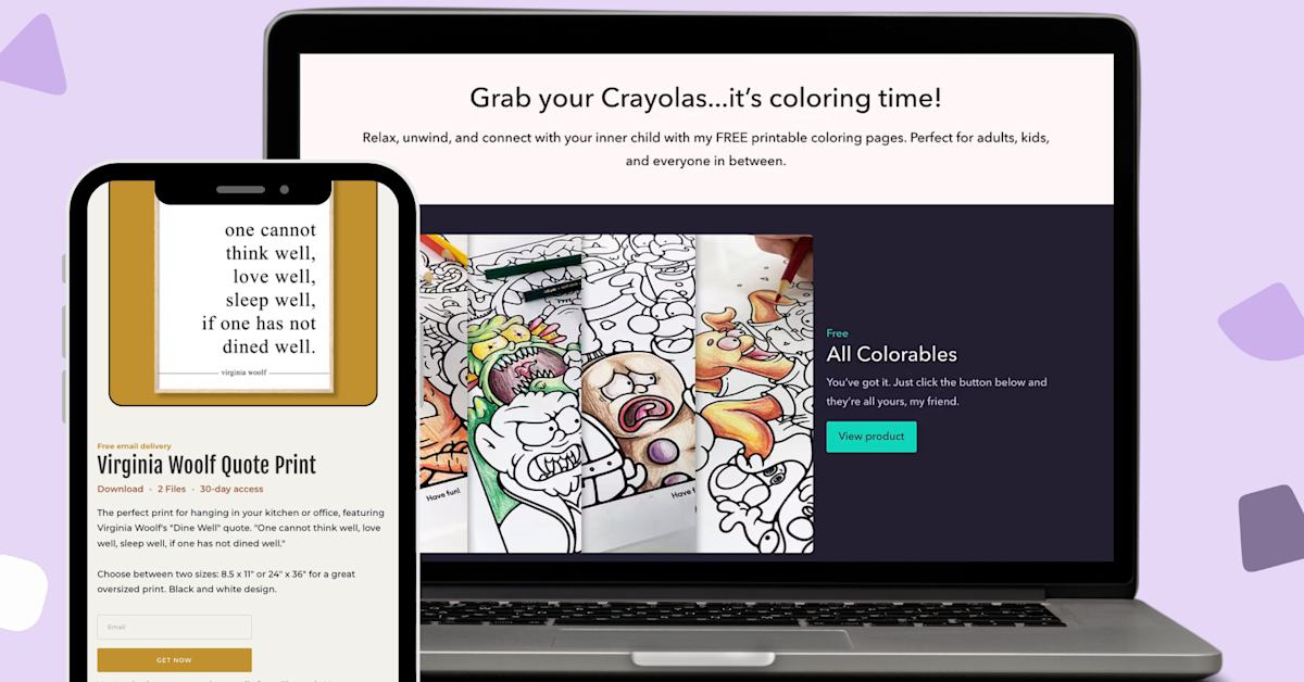 Example To Print 10 examples of printables you can sell online (that actually grow your ...