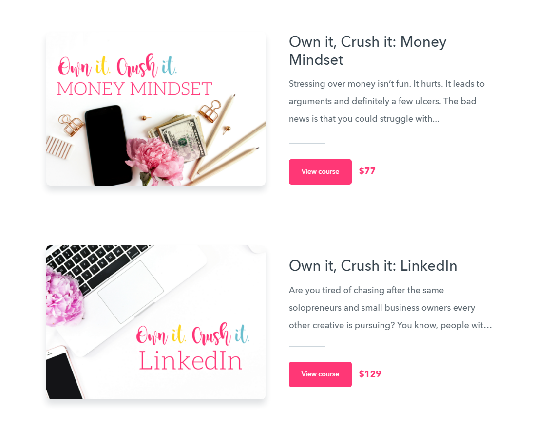 How Becky Mollenkamp saves $1200 a year with Podia