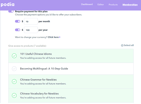 Create a membership without any coding or setting up hosting