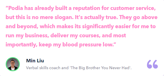 Why choose Podia?