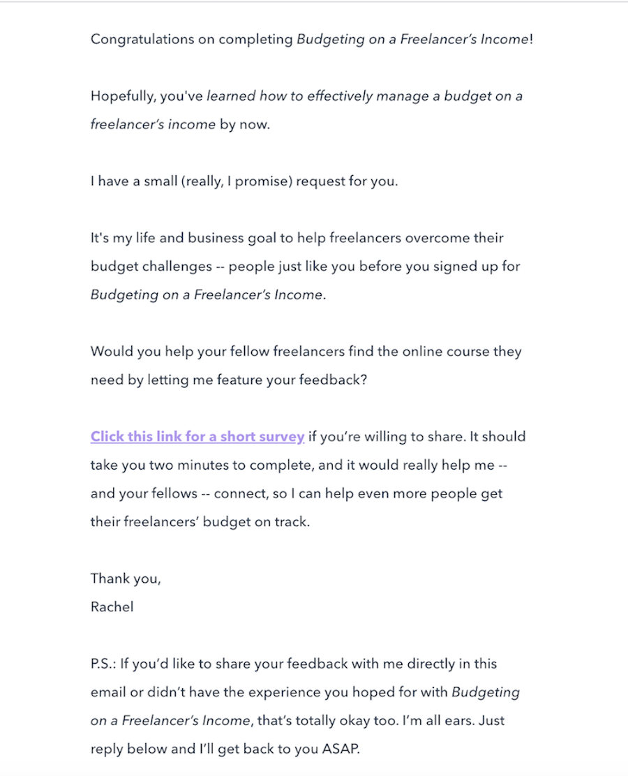 How to ask for testimonials from your customers and students (+ Templates)