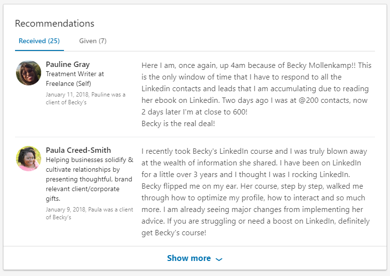 Improve your sales page: Get better testimonials & reviews