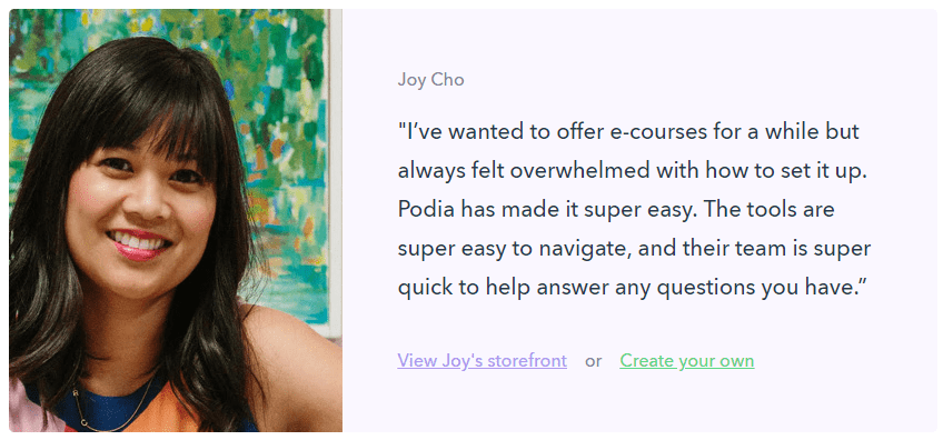 Why choose Podia?
