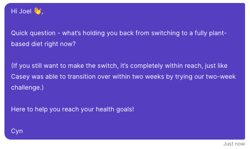 10 email and live chat templates for selling wellness products
