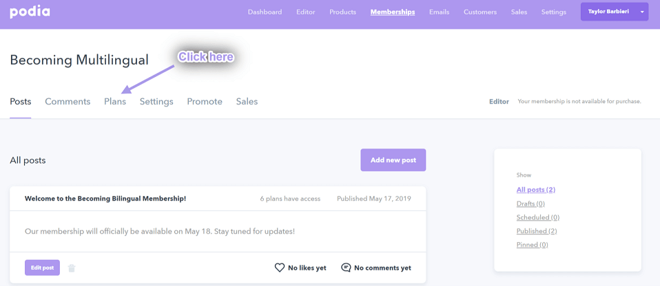 Create a membership without any coding or setting up hosting