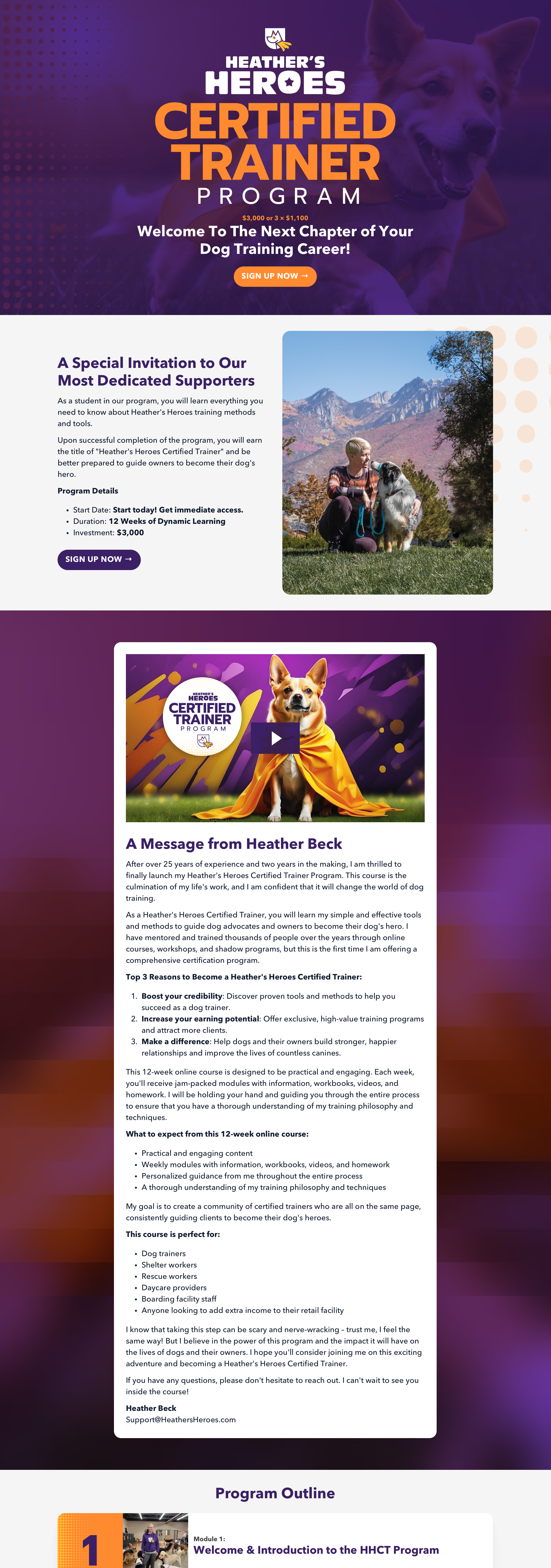 Landing page screenshot 3