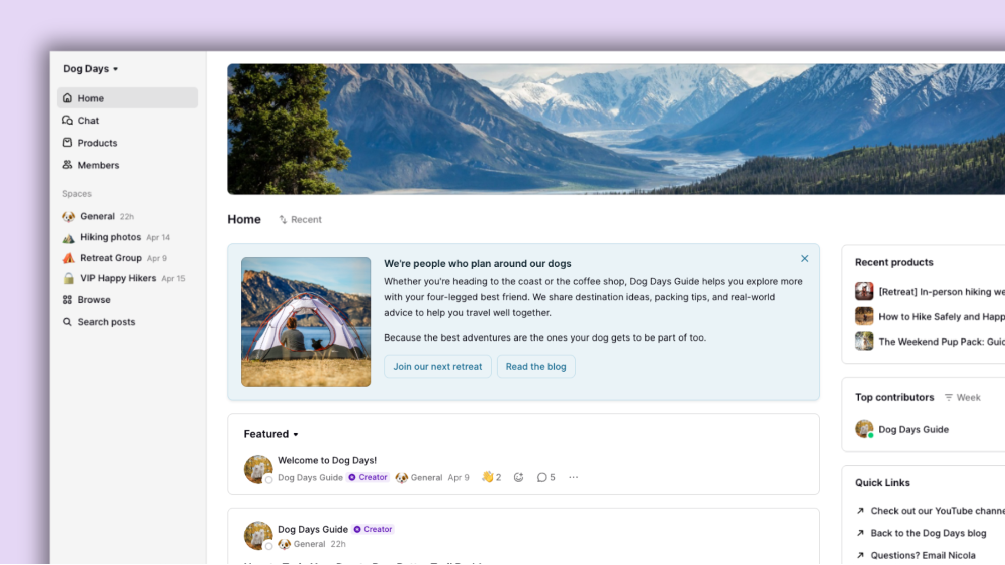 Dog Days community