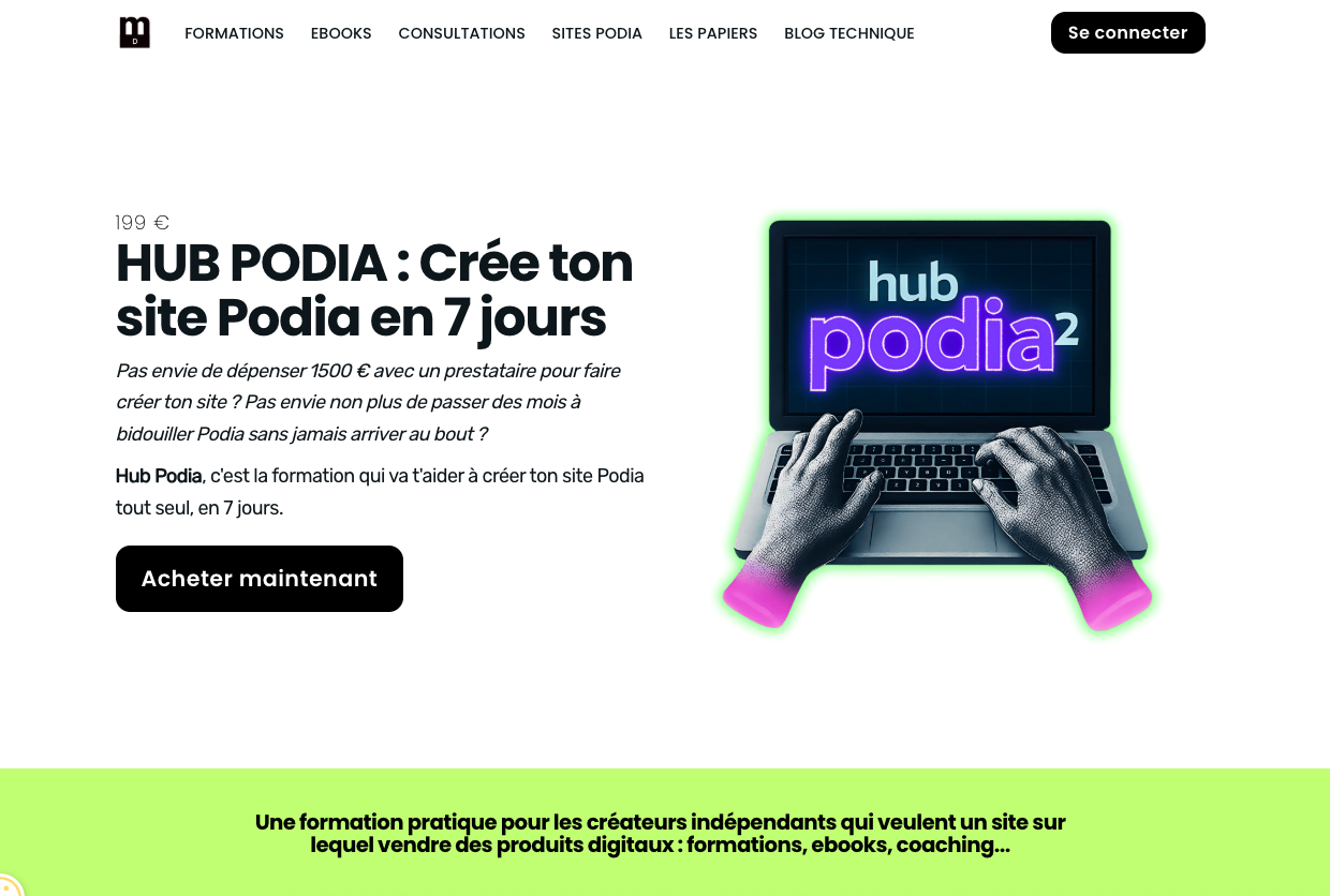 Marie Drouvin web design course