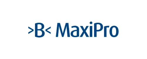 >B< MaxiPro logo