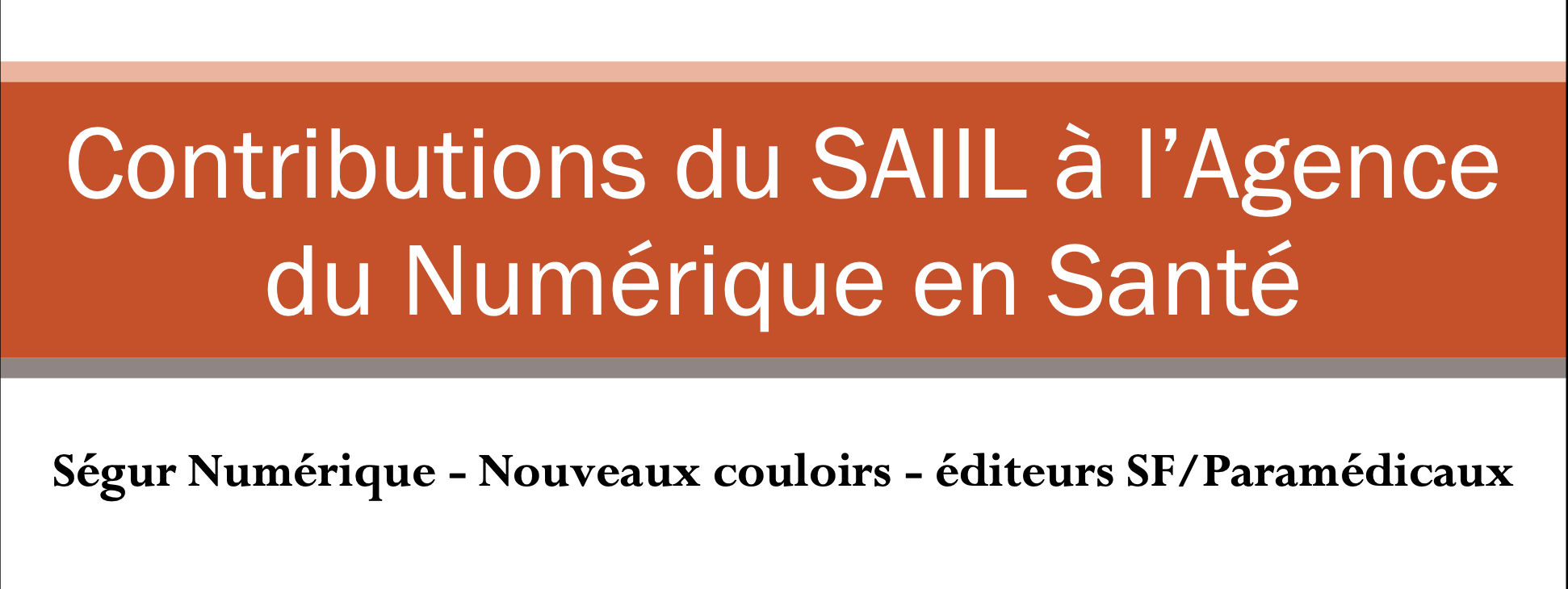 Alimentation du DMP par les IDEL, les propositions du SAIIL prises en compte par l’ANS