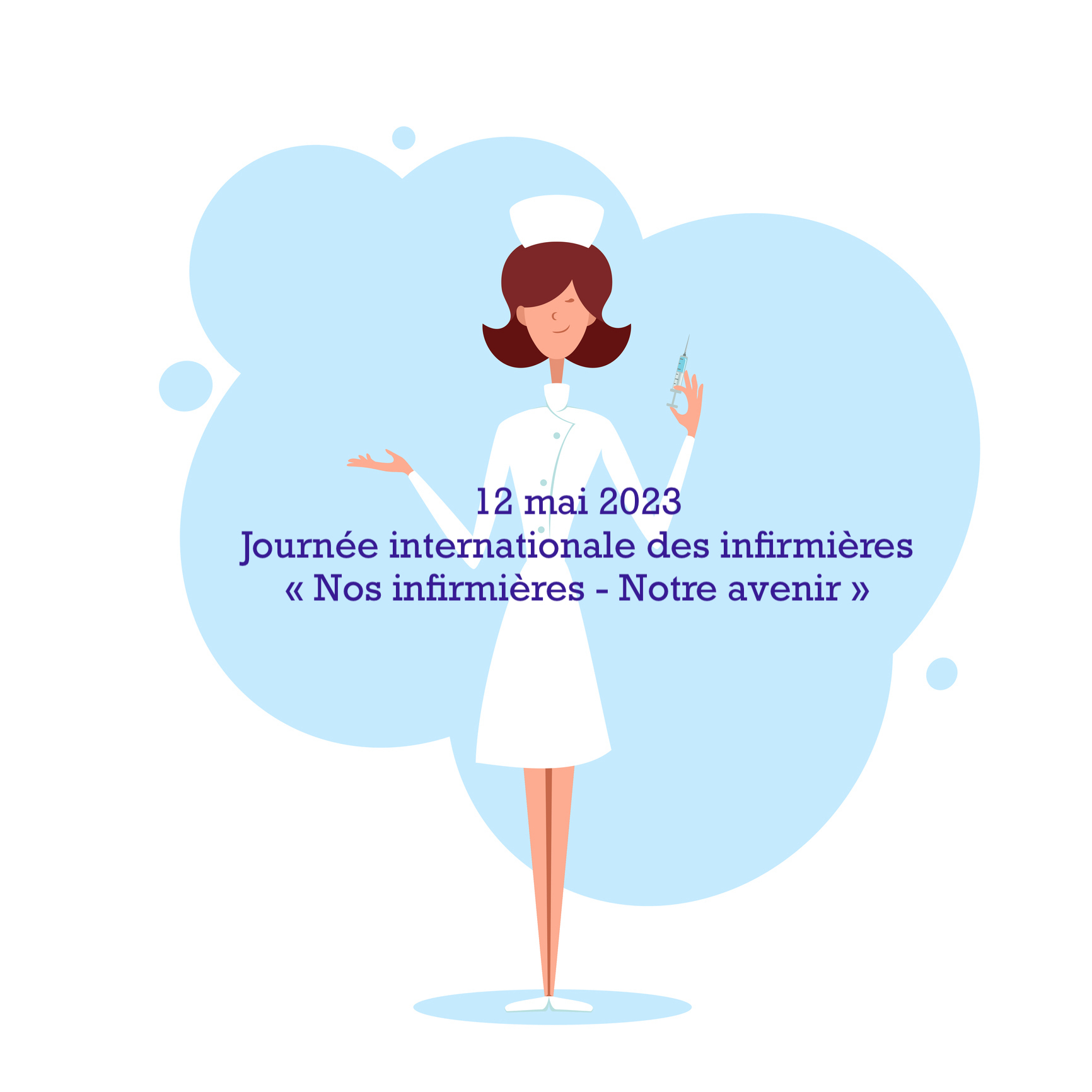 Le 12 mai 2023, la journée internationale des infirmières aura pour thème « Nos infirmières - Notre avenir »