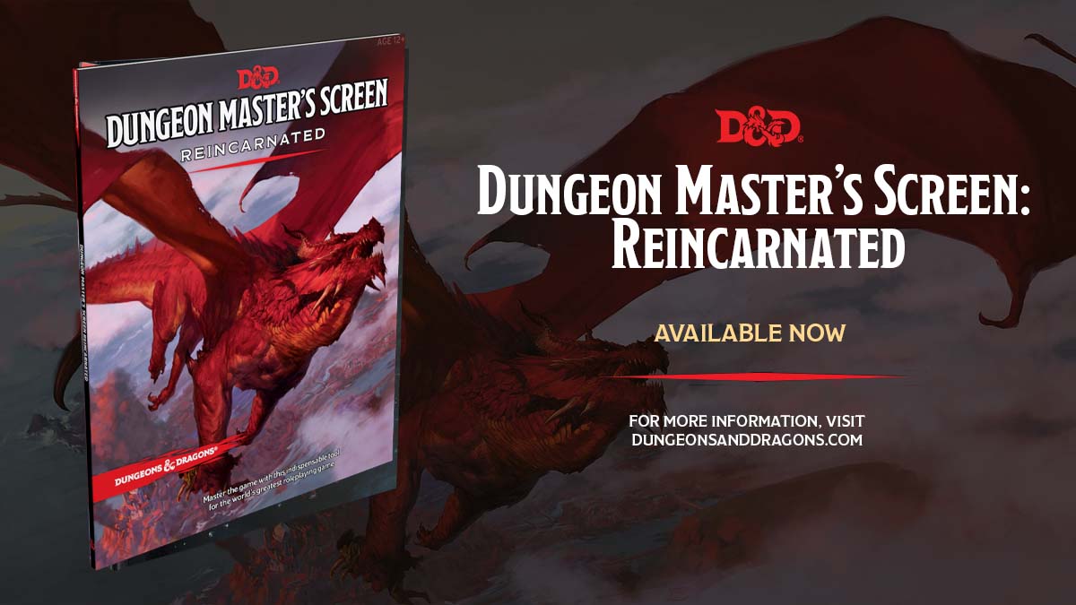2017, Game Dungeon Master's Screen Reincarnated by Wizards RPG Team for sale online Dungeons & Dragons Ser. 