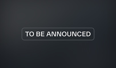 Dark and abstract gradient with the inscription “To be announced”.