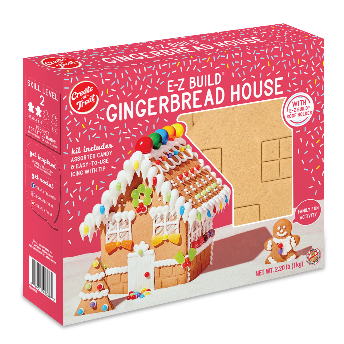 easy gingerbread house kit