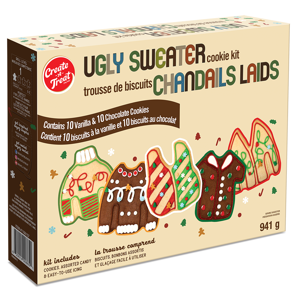 Ugly Sweater Cookie Kit, 20ct – A – Give Go