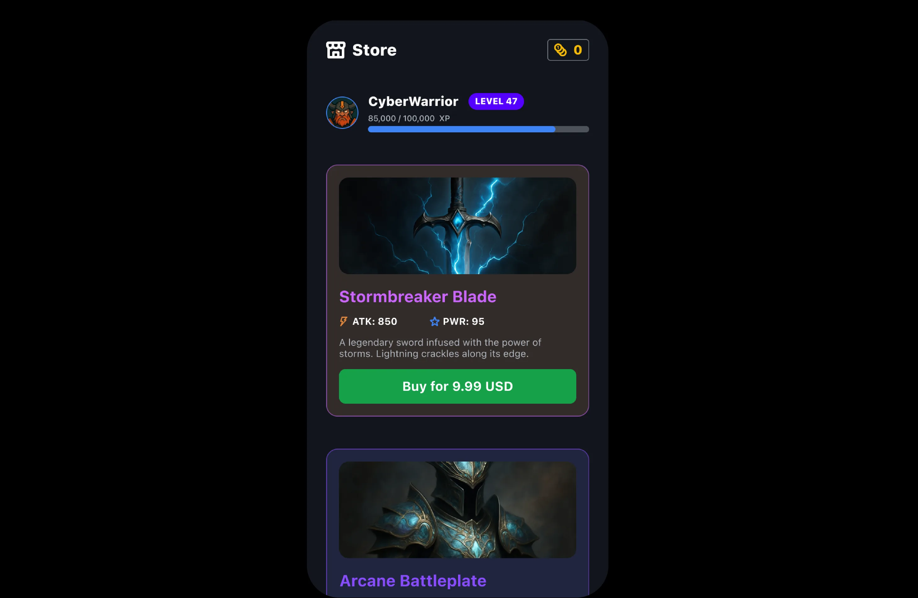 App store demo video
