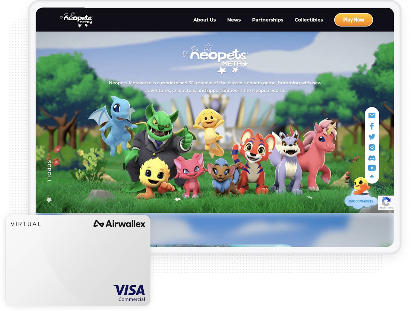 World of Neopets logo