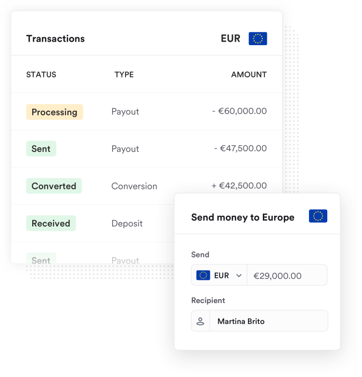 Money Transfer to Europe