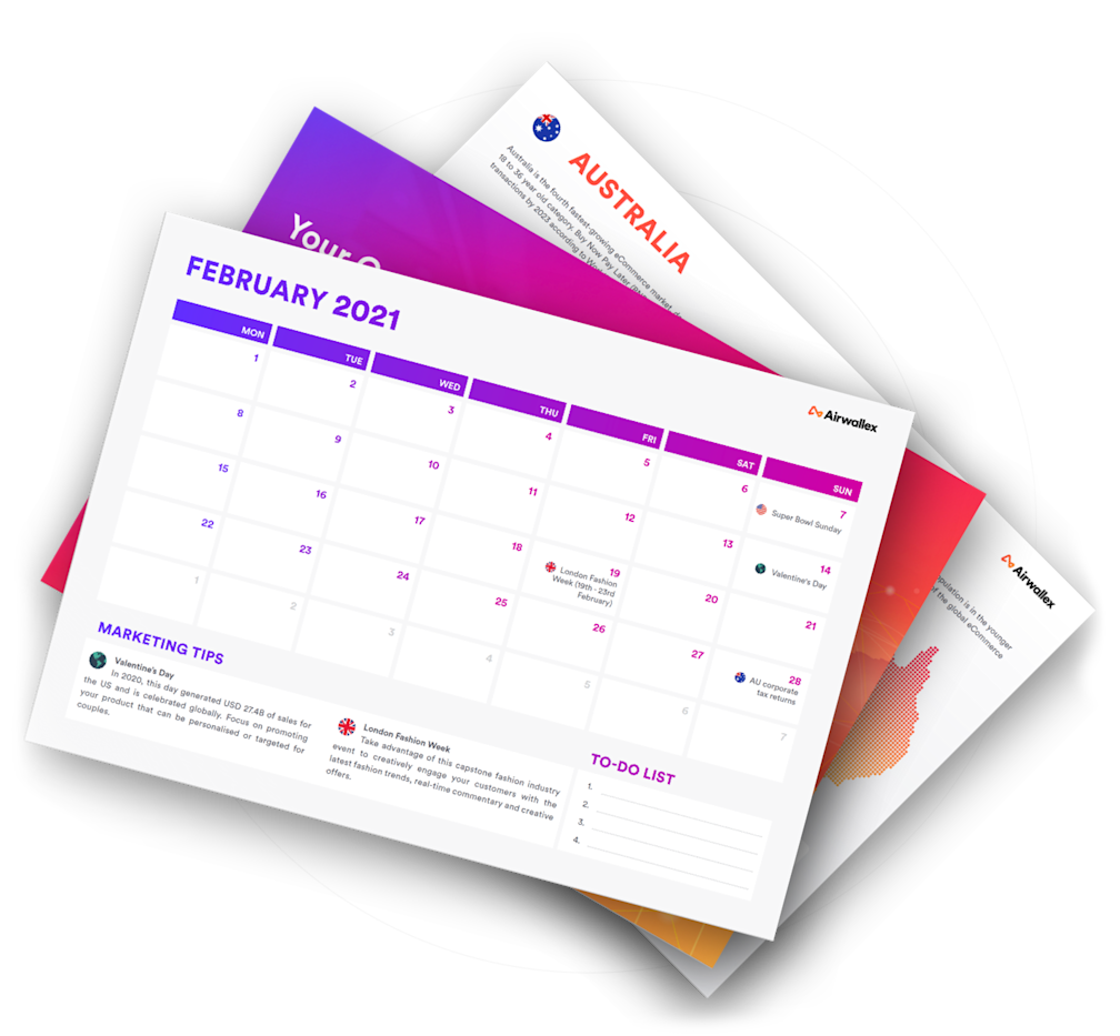 Your Complete 2021 Global eCommerce Calendar
