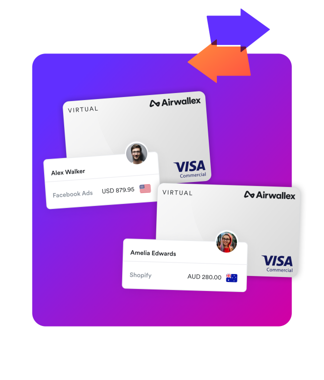 Airwallex multi-currency card receiving cash back