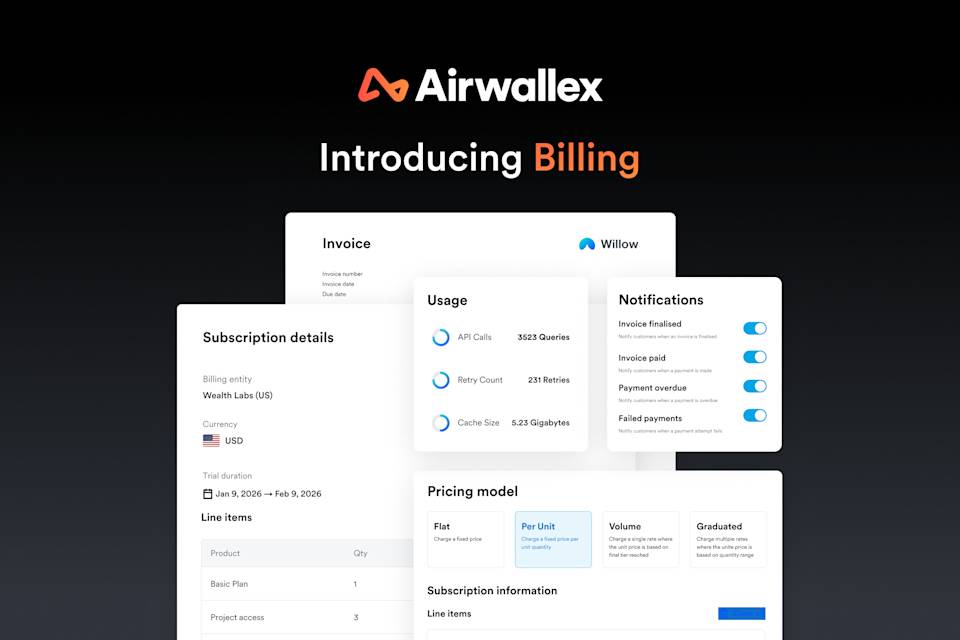 Introducing Airwallex Billing: Flexible billing solutions for your global business