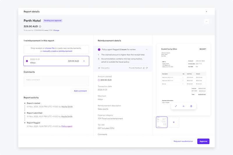 Expense Policy Agent
