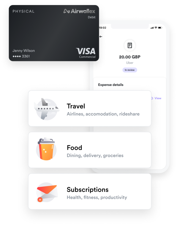 Spend on travel, food and subscriptions