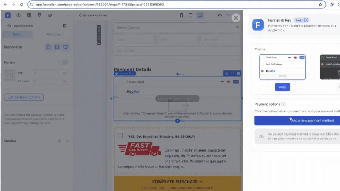 Integrating Funnelish with Airwallex